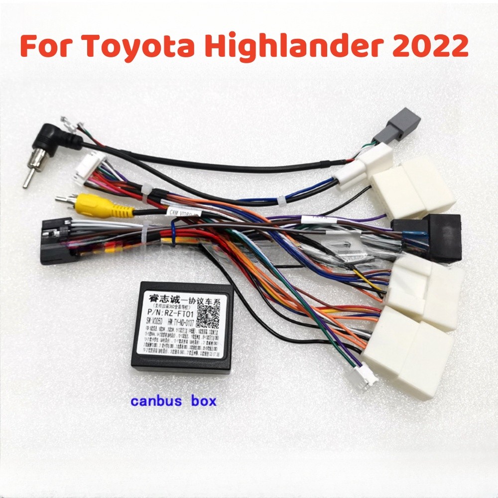 Jual HPS Canbus Box FT-RZ-01 For Toyota HIGHLANDER 2022 Android GPS ...