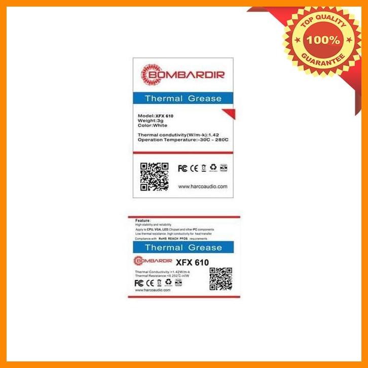 Jual [SJE] SILICON THERMAL GREASE - BOMBARDIR - PASTA SILICON IC ...