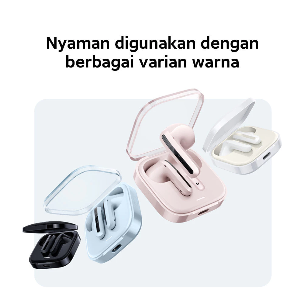 Xiaomi Redmi Buds 6 Active | Google Fast Pair | Baterai Hingga 30 Jam | Audio Spasial | IPX 4 [Official Store]