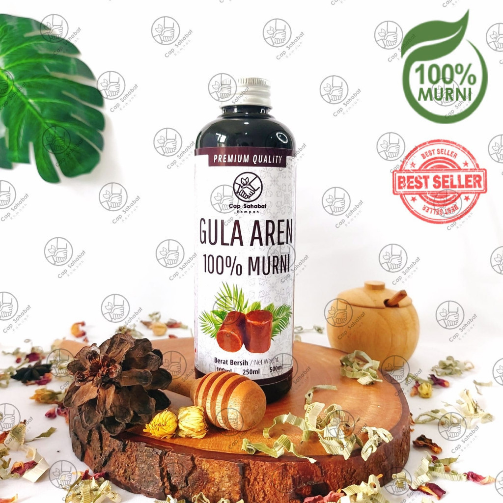Jual 350gr Gula Aren Cair Murni / 250ml Gula Aren Cair Murni / Pure ...