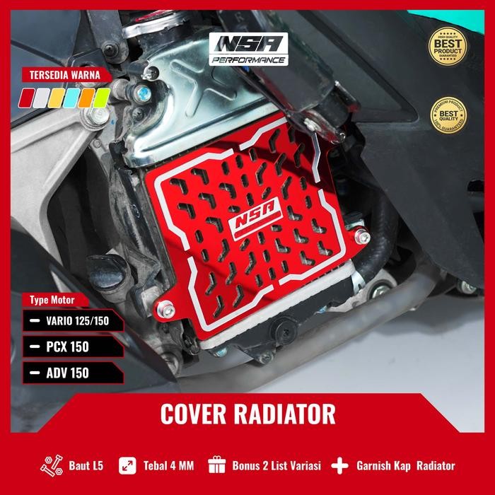 Jual NSA COVER RADIATOR HONDA 125/150 TWO TONE TUTUP RADIATOR VARIO PCX ...