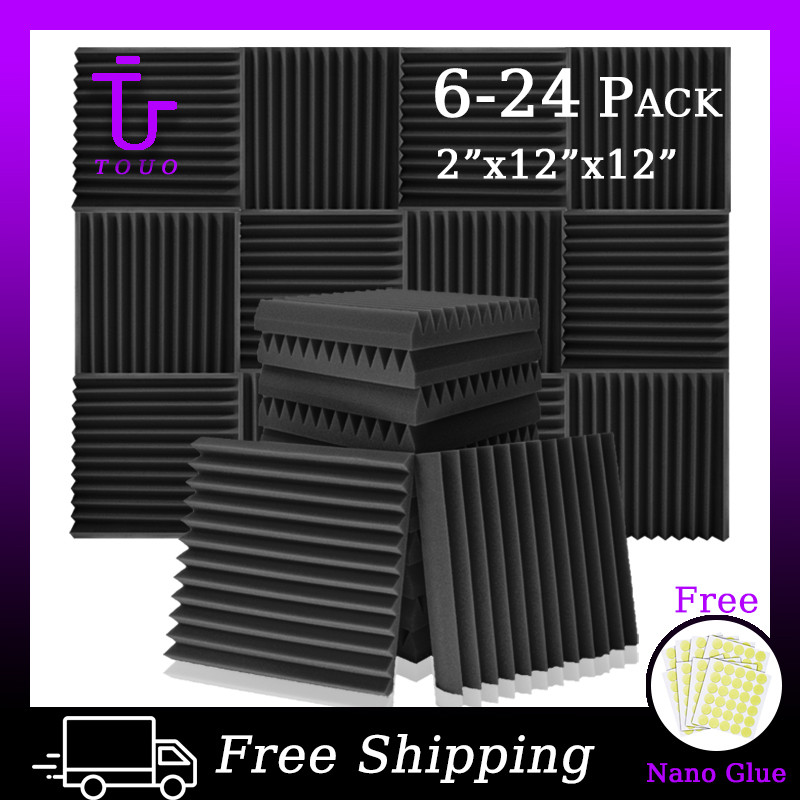 Jual WEDO Acoustic Treatment Foam Wall Panels 6-24 Pcs Soundproofing ...