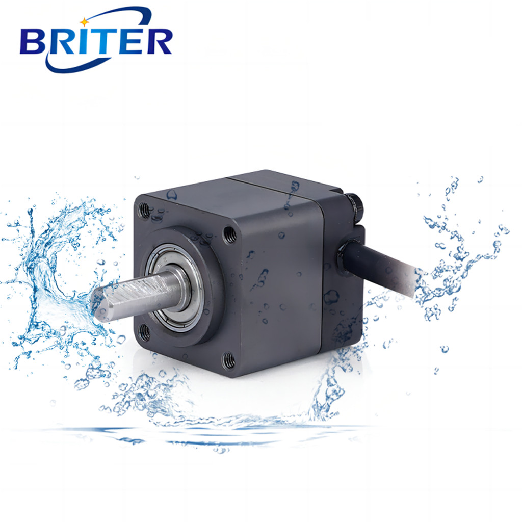 Jual BARU micro absolute rotary encoder 27*27mm-6mm shaft Briter ...