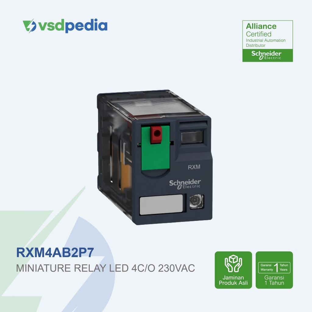 Jual SCHNEIDER HARMONY ELECTROMECHANICAL RELAY MINIATURE PLUG-IN RXM-AB ...