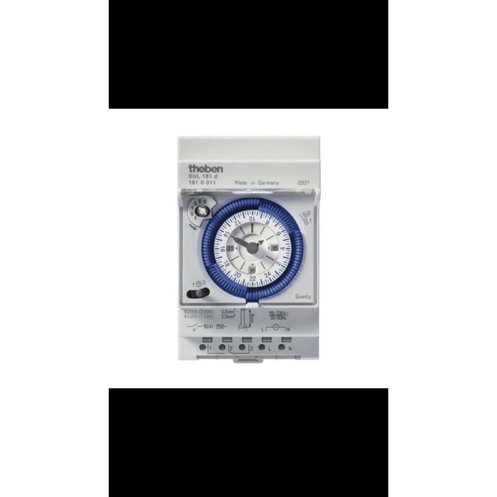 Jual Timer Theben Asli Sul 181D Din Rail / Time Switch / Din Rail Pane ...