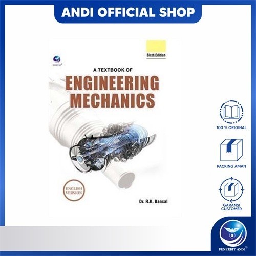 Jual Buku A Textbook Of Engineering Mechanics, Sixth Edition | Shopee ...