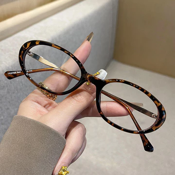 VisioBatik Kacamata Minus Photocromic Wanita Korean Style TR Metal Model Anti Blueray Anti