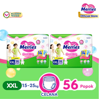 Merries Pants Good Skin XXL 28 Twinpack