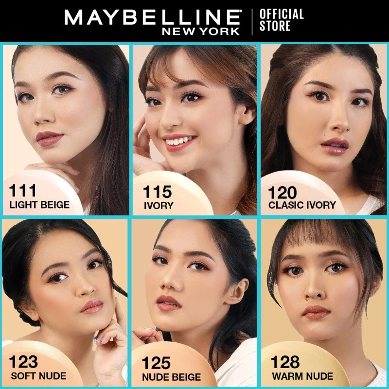 Maybelline Fit Me Matte dan Poreless Foundation 30ml SPF 22 Makeup Ringan High Cover 16 Jam