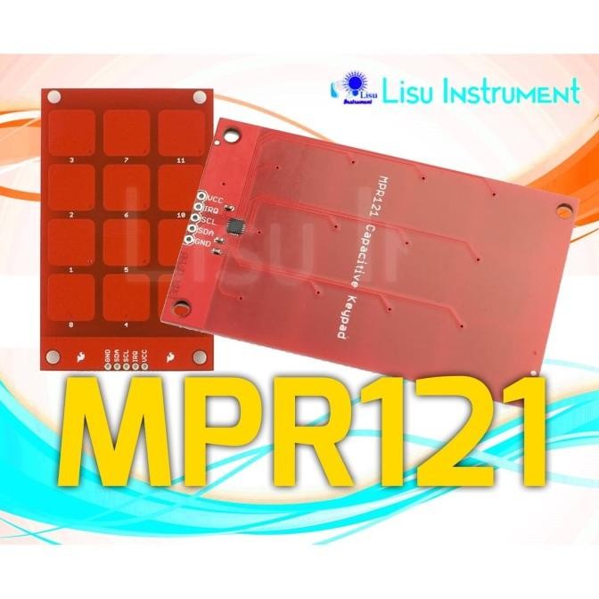 Jual Murah MPR121 3x4 Buttons Keypad Capacitive Touch Sensor Module ...