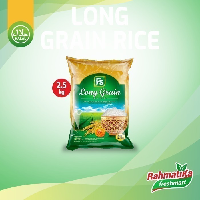 Jual Beras Food Station Long Grain Rice 2.5 Kg | Shopee Indonesia