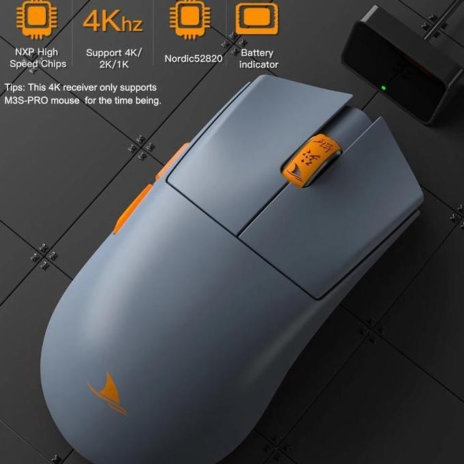 Jual Darmoshark M3s Pro 4k Varun Wireless Ultra Light Ambi Gaming Mouse ...