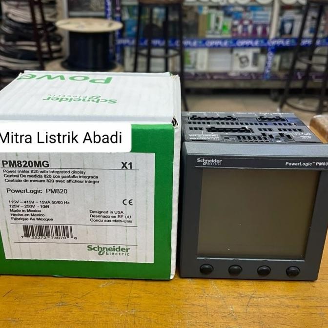 Jual Power Meter Pm820Mg Pm820 Schneider/ Powerlogic Pm820 Pm820Mg ...