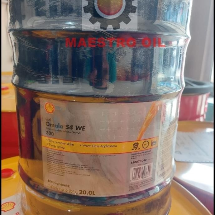 Jual Shell Omala S4 We 320 (Iso Vg 320 - Pail 20Lt) | Shopee Indonesia