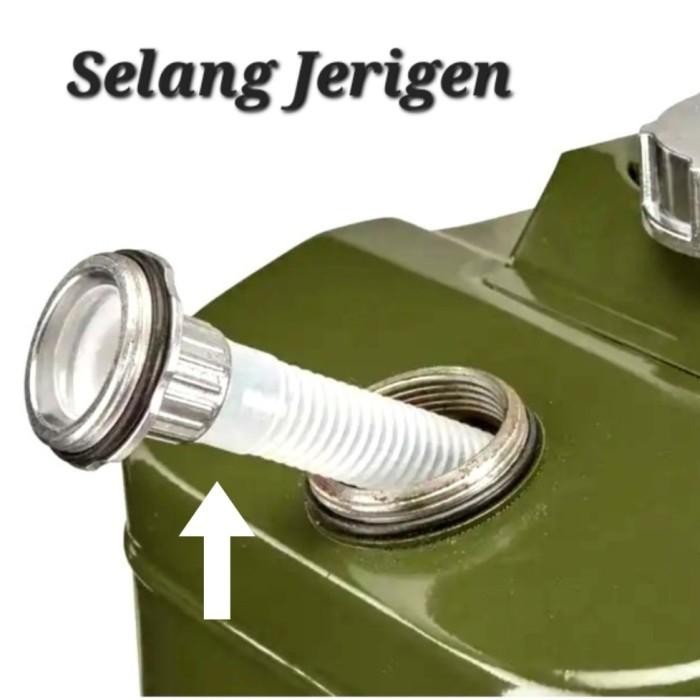 Jual Jerigen 10L Jerry Can 10 Liter Besi Tempat Genset Bbm Bensin Solar ...