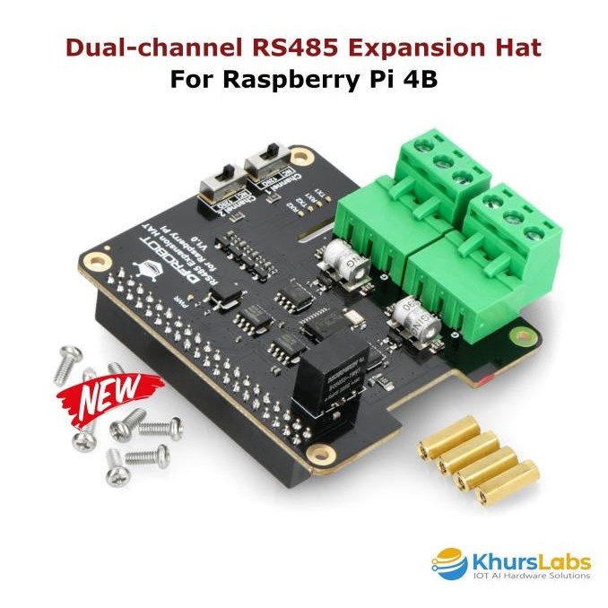 Jual Dfrobot Dual Channel Rs485 Expansion Hat For Raspberry Pi 4 Model ...
