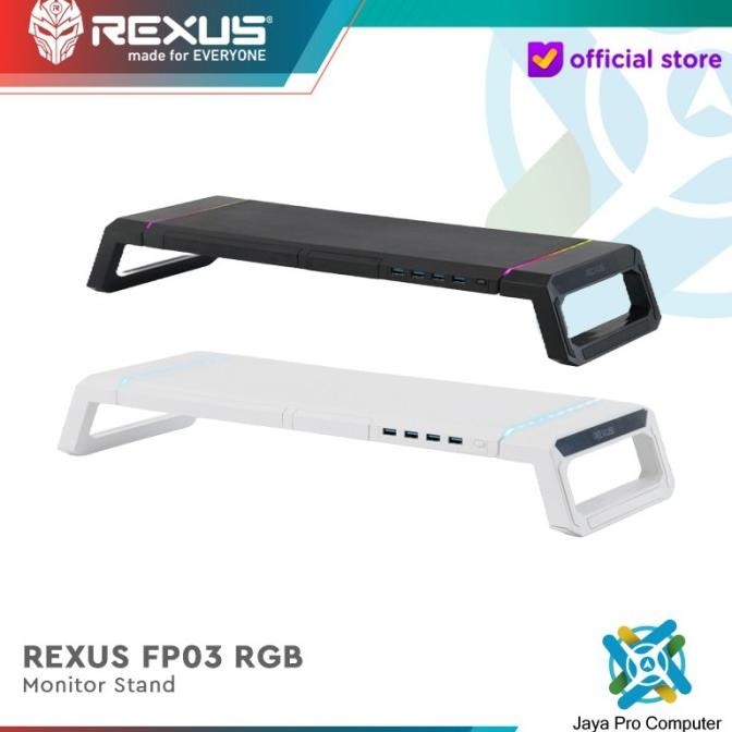 Jual Rexus Monitor Stand Trant Fp03 Rgb Alas Meja Monitor New Stok ...