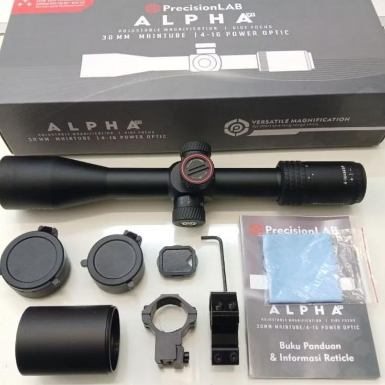 Jual TELESCOPE ALPHA PRECISION LAB 4-16X44SF HK RETICLE | Shopee Indonesia