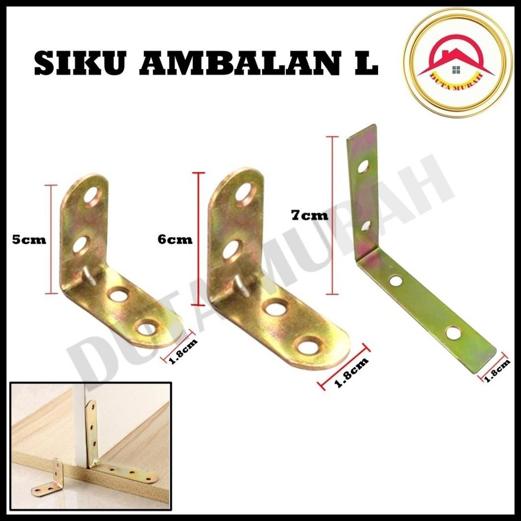 Jual SIKU RAK VERSENG PLAT SIKU L BESI 2CM, 3CM, 4CM, 5CM, 6CM, 7CM ...
