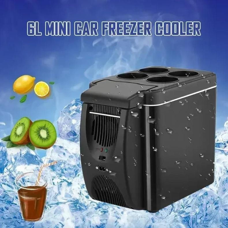 Jual New Car Fridge 6L Mini Portable Insulated Electronic Ice Box 6L ...