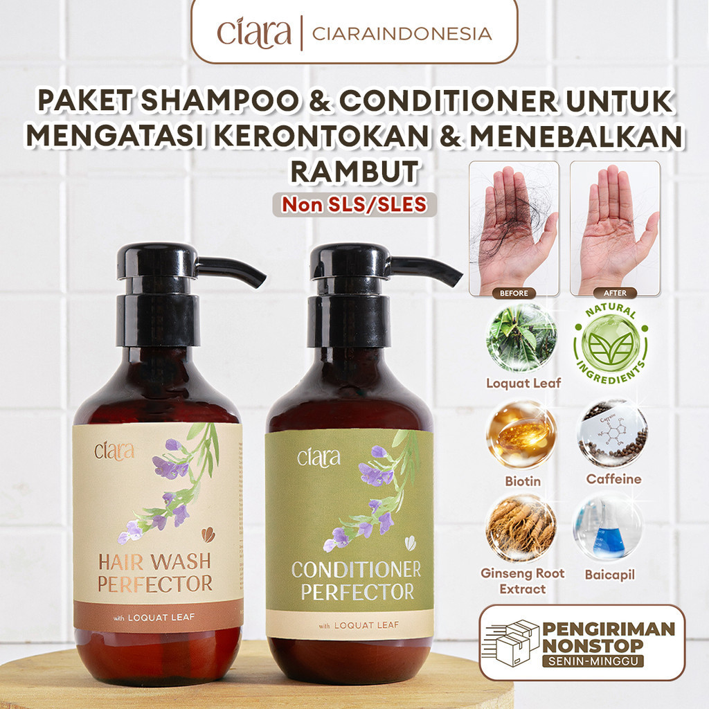 Jual Ciara Hair Wash X Conditioner Perfector With Loquat Leaf ...
