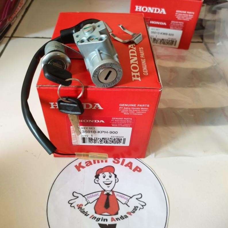Jual Solusi 35010-Kph-900 Key Set Kunci Kontak Plus Kunci Jok 1Set Assy ...