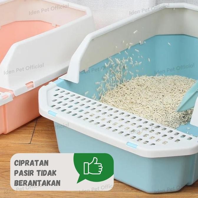 Jual Litter Box Kucing Jumbo Cat Toilet Tempat Bak Pasir Poop Kucing ...