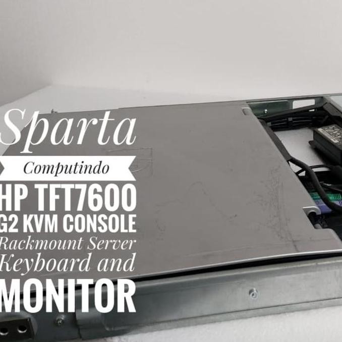 Jual Hp Tft7600 G2 Kvm Console Rackmount Server Keyboard And Monitor ...