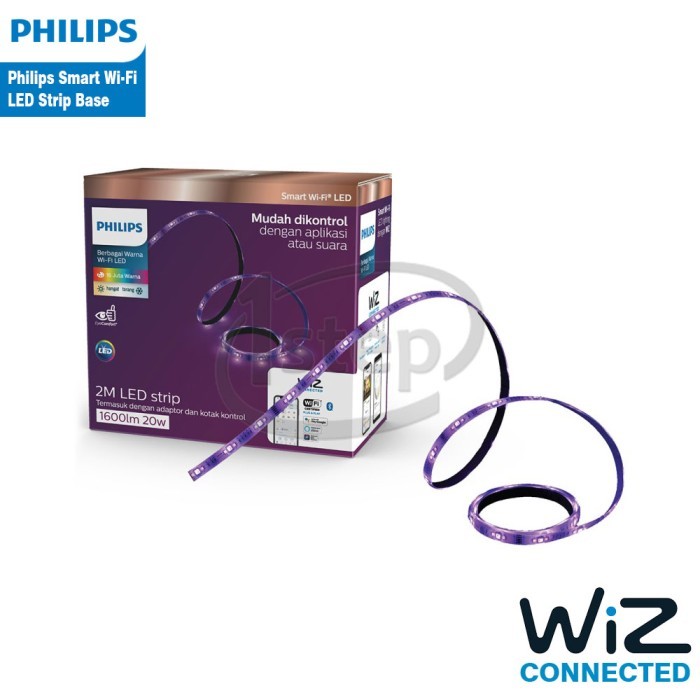 Jual Lampu Philips Smart Wifi LED Strip Base 2M Starter Kit Wiz Wi-Fi ...