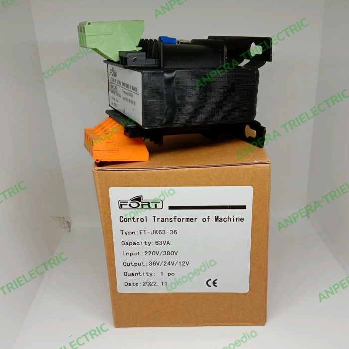 Jual Trafo Multi Transformer Step Un Down Ft-Jk63-36 63Va 220/110/48 ...