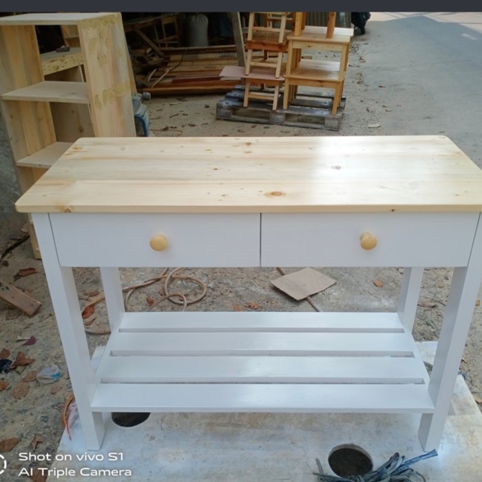 Jual Meja Custom/ Meja Kayu/ Meja Jati Belanda | Shopee Indonesia