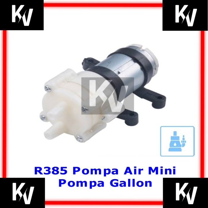 Jual R385 DC Diaphragm Pump Pompa Air Gallon Galon R 385 DC 12V ...