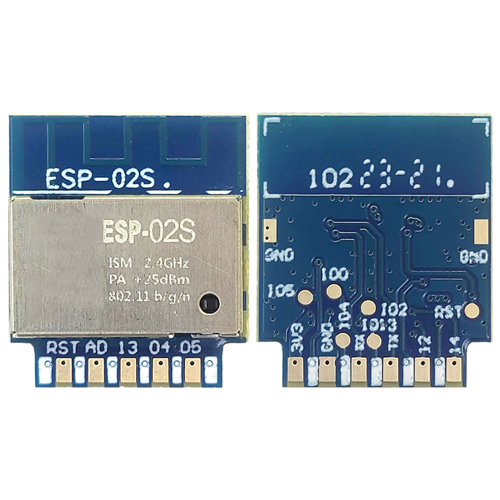 Jual NEW ESP 02S Serial Wireless 2.4G Wifi Module Transceiver for Smart ...