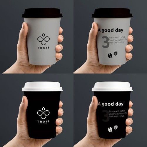 Jual Paper Cup Hitam Sablon Custom + Tutup 1000 Pcs | Shopee Indonesia