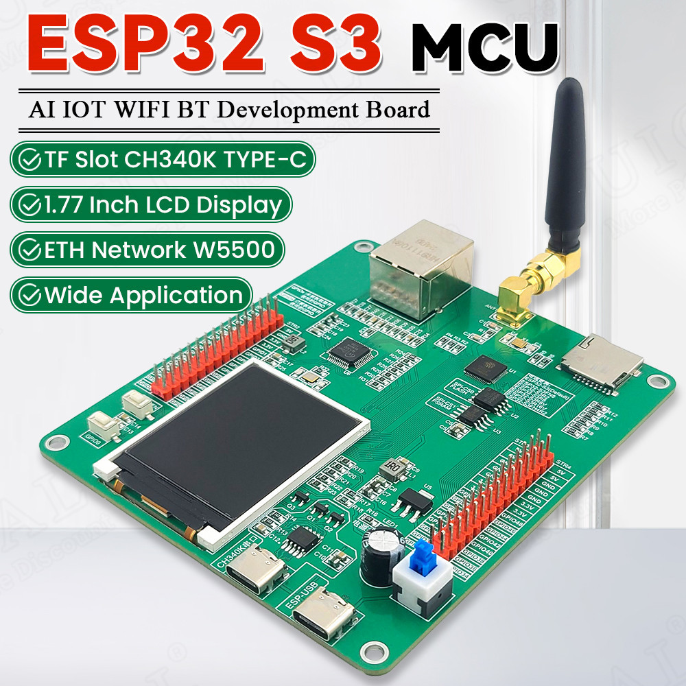 Jual BEST ESP32 S3 Development Board with 1.77 Inch LCD Display BT 2 ...