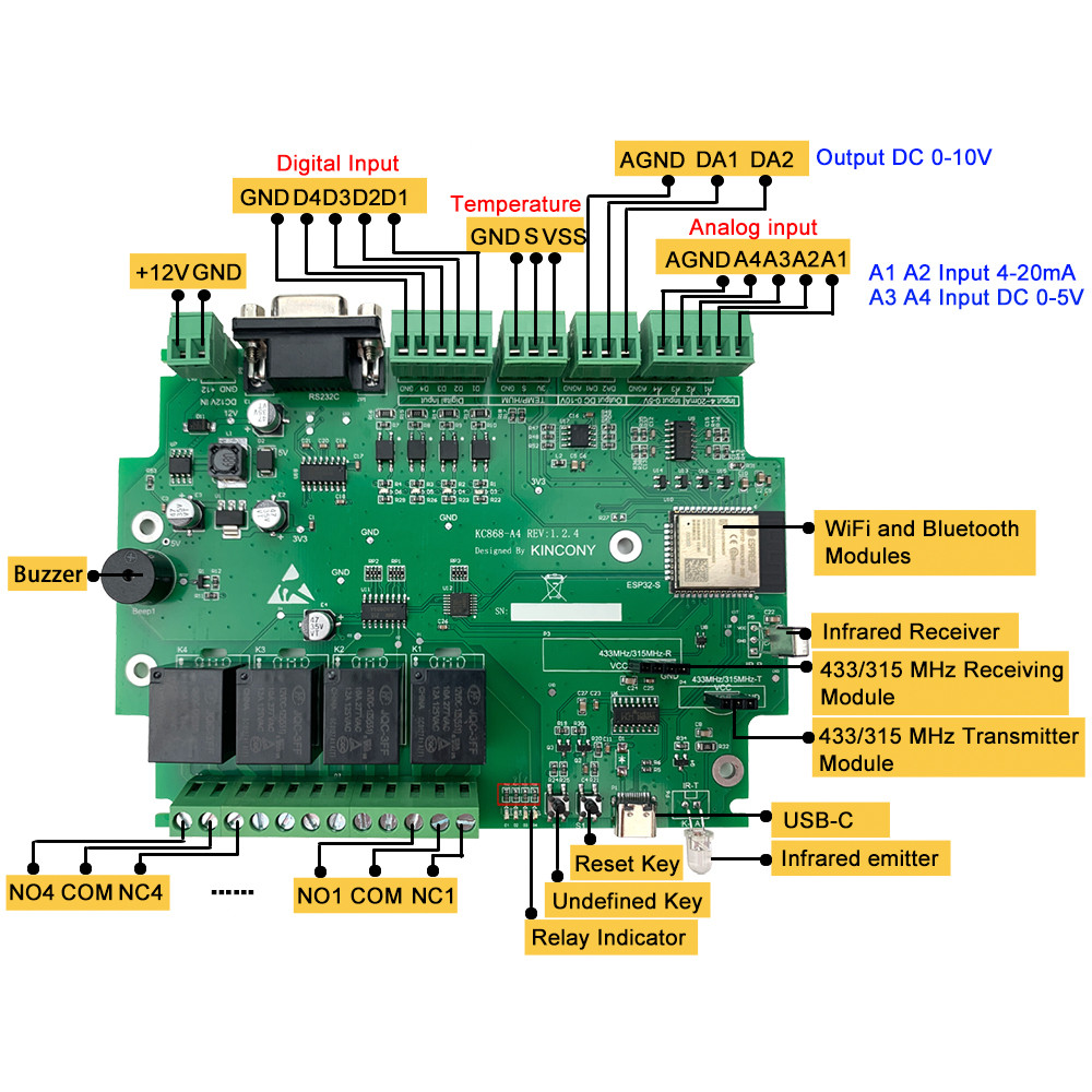 Jual STB A4 ESP32 Development Board Code By Arduino IR RF Romte Dimmer ...