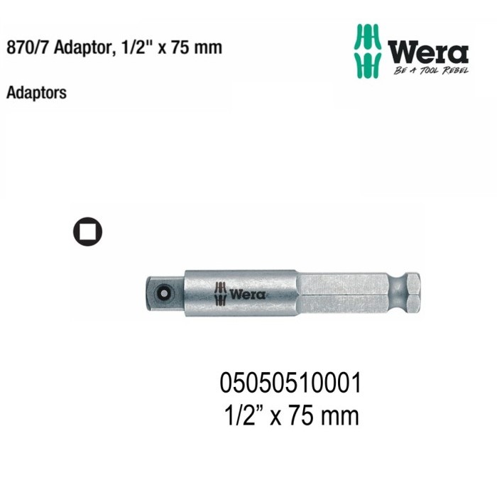 Jual Sambungan Socket 870/7 Adaptor, 1/2