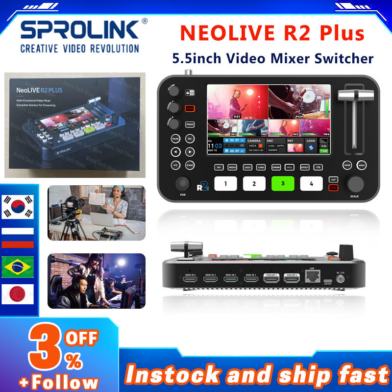 Jual ALKHZABAN SPROLINK NEOLIVE R2 Plus Video Mixer Multi-Functions ...