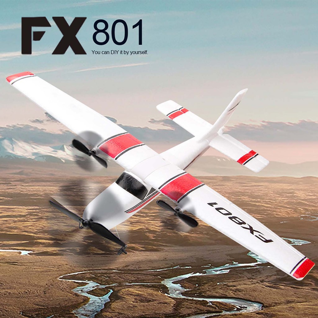 Jual SALE FX801 Airplane DIY RC Plane 2.4GHz 2CH EPP Craft Electric RC ...