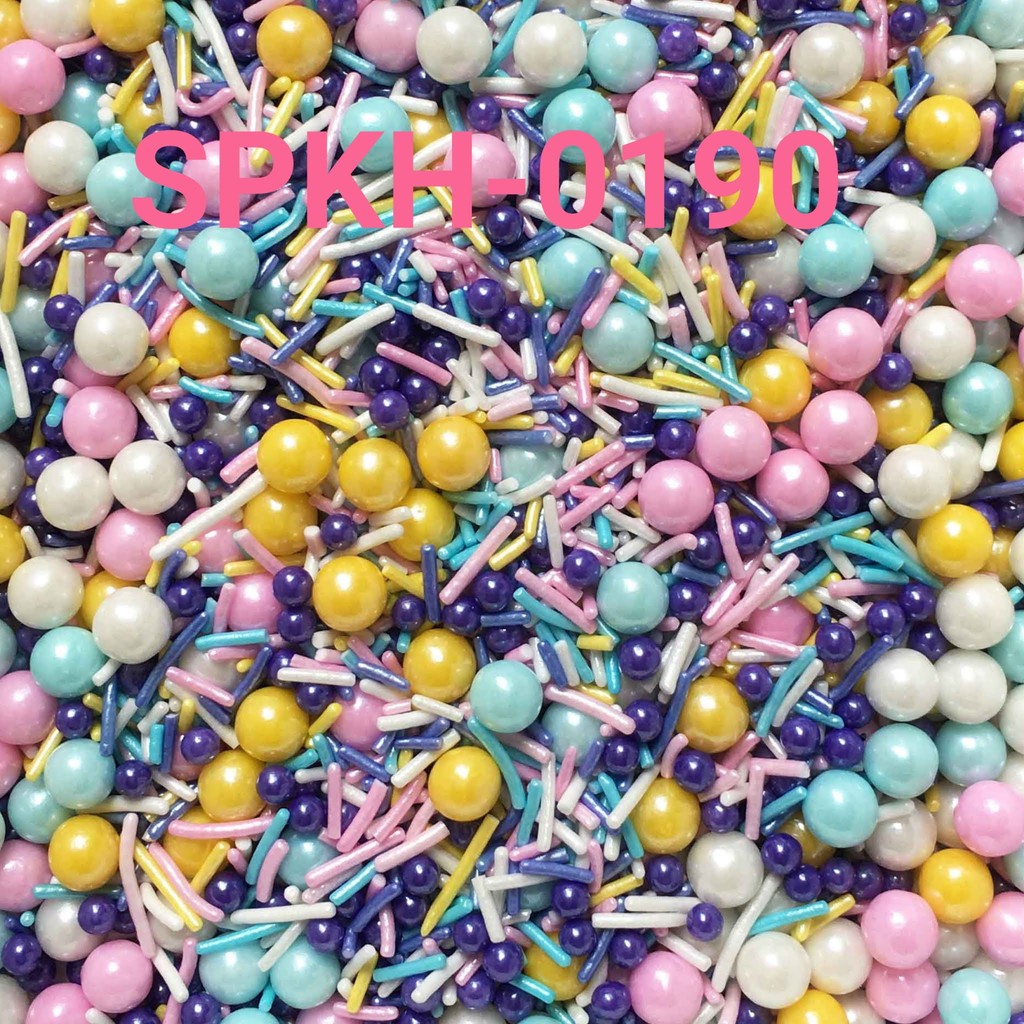 Jual SPKH-0190 Sprinkles sprinkle springkel 500gr warna pastel ...