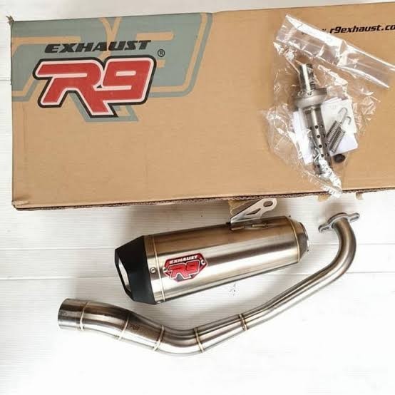 Jual KNALPOT R9 NEW ALPHA VARIO 125 150 ALL NEW NMAX ALL NEW AEROX PCX ...