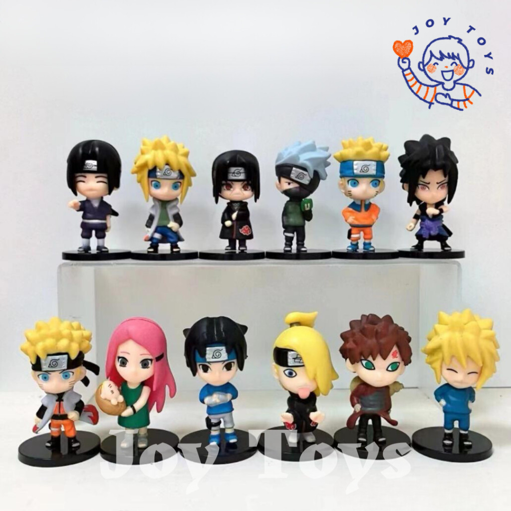 Set De 12 Figurines Naruto 7cm - Action Figures Sans Boîte, Parfait Pour Collection Ou Décoration