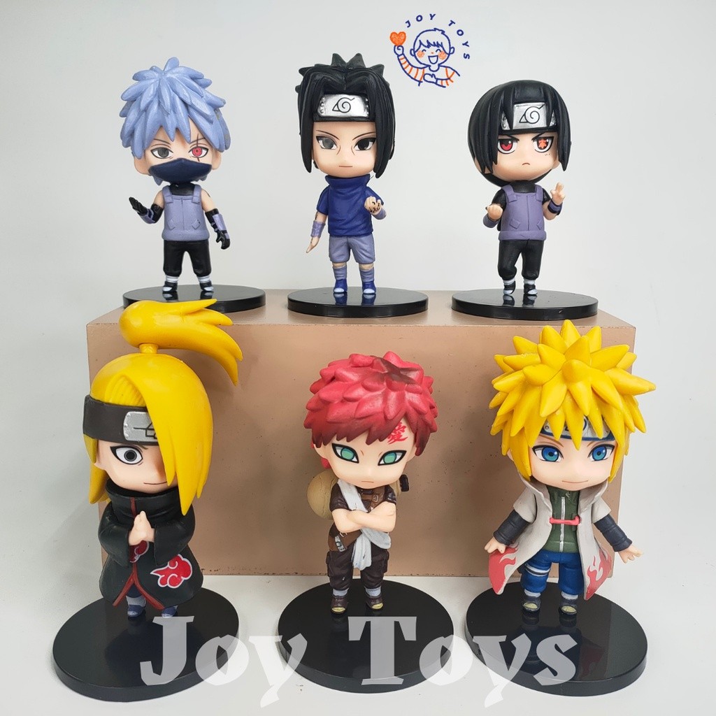 Jual NARUTO CHIBI 6 PCS ACTION FIGURE, HIGH QUALITY ANIME, KAKASHI ...