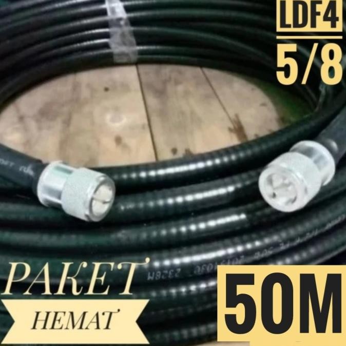 Jual Kabel Coaxial Heliax 5/8 Ldf4 50M Siap Pakai Rig Konektor Pl Male ...