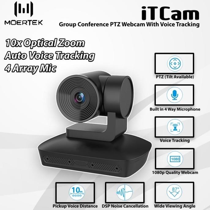 Jual Video Conference Webcam 10X Optical Z00M Ptz Camera Itcam By ...
