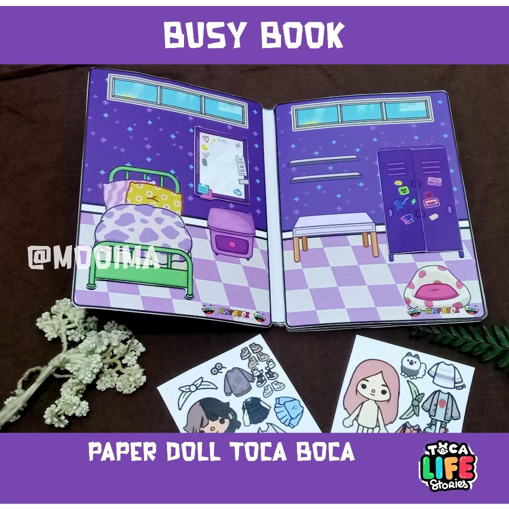Jual Sale Quiet Book Toca Boca Toka Boka Activity Book Sticker Cutting ...