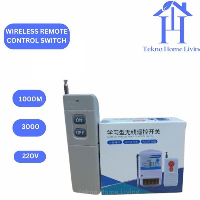 Jual Remote Control Wireless Ac Switch On/Off 1000M-3000M 433Mhz New ...