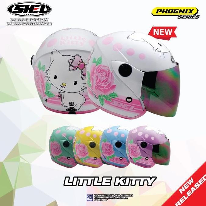 Jual Helm anak hello kitty merk shell (ORIGINAL) | Shopee Indonesia