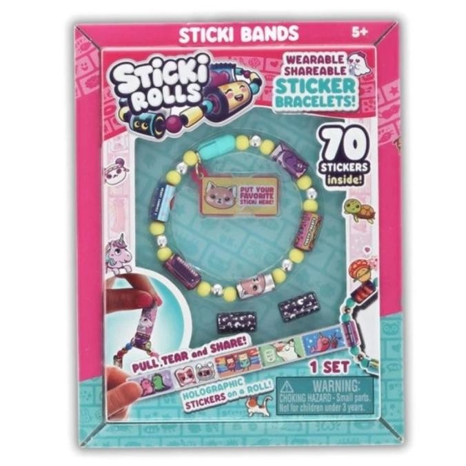 Jual Sticki Rolls Sticki Bands 70 Stickers Inside Original | Shopee ...