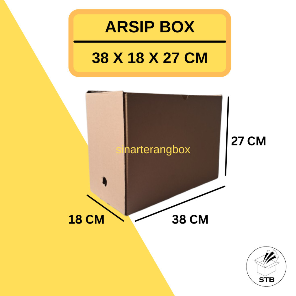 Jual 38 X 18 X 27 CM KARDUS ARSIP ARCHIVE BOX FILE DOKUMEN KARTON TEBAL ...